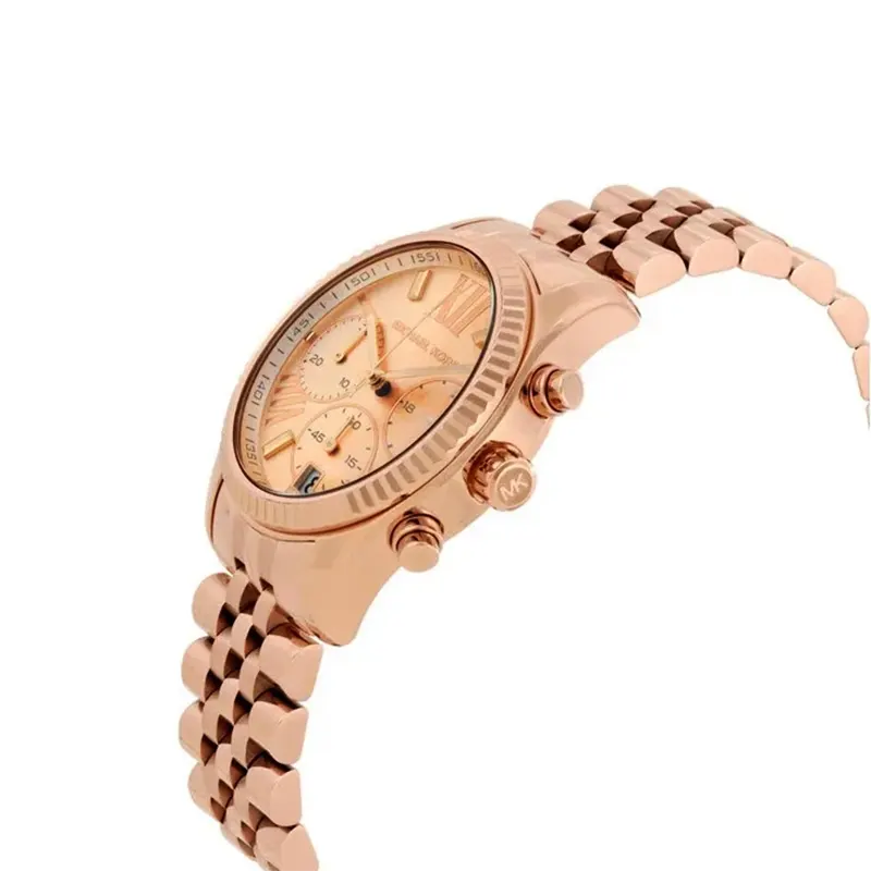 Michael Kors Lexington Rose Gold-Tone Ladies Watch- MK5569